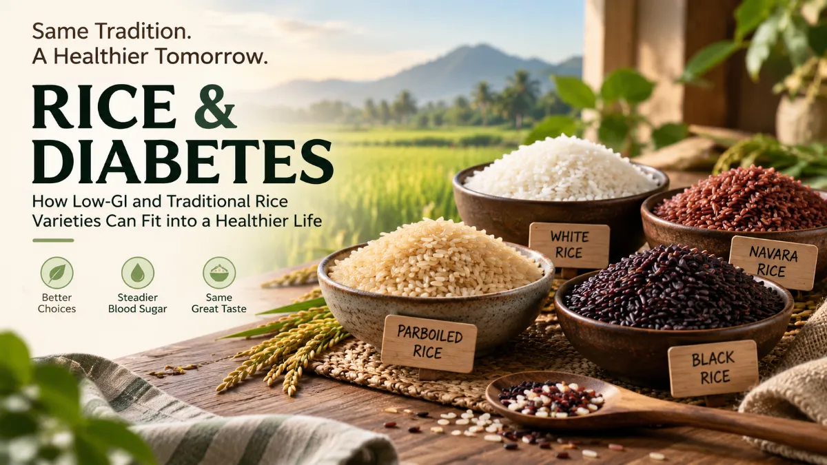 Low-GI Rice Varieties and Their Role in Sustainable Diabetic Meal Planning
