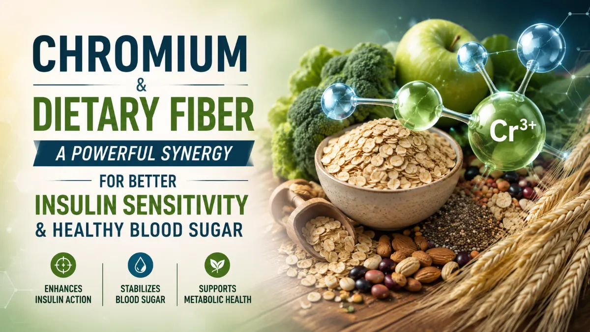 Micro-Nutritional Synergies: How Chromium and Dietary Fiber Enhance Insulin Sensitivity